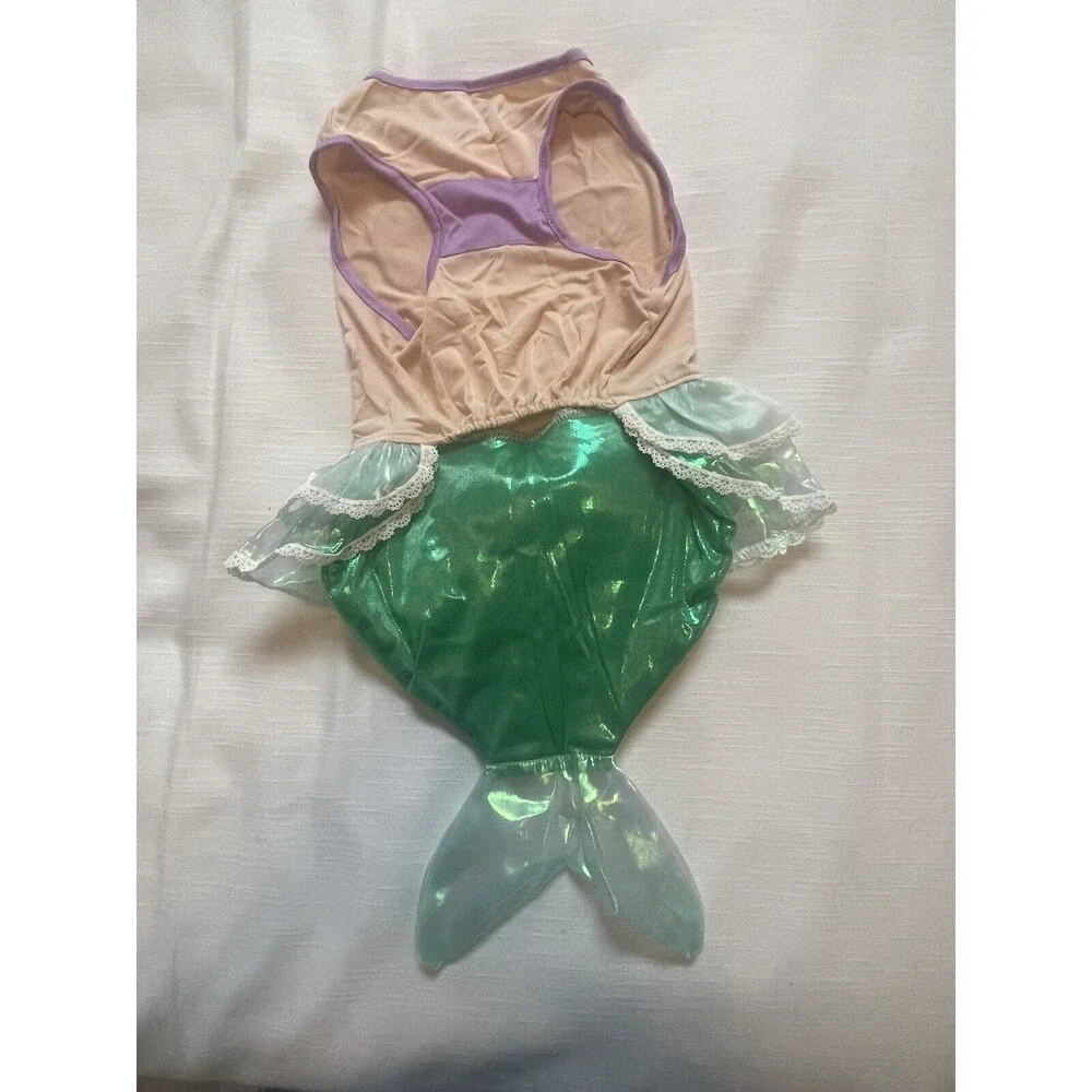 Disney Princess Aerial The Little Mermaid Pet Halloween Apparel Costume Sz M New